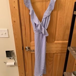 About us periwinkle dress - worn once - size M
